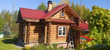 Бревенчатый дом в СНТ Ветеран в Арамиле - aramil.yutvil.ru - фото 1